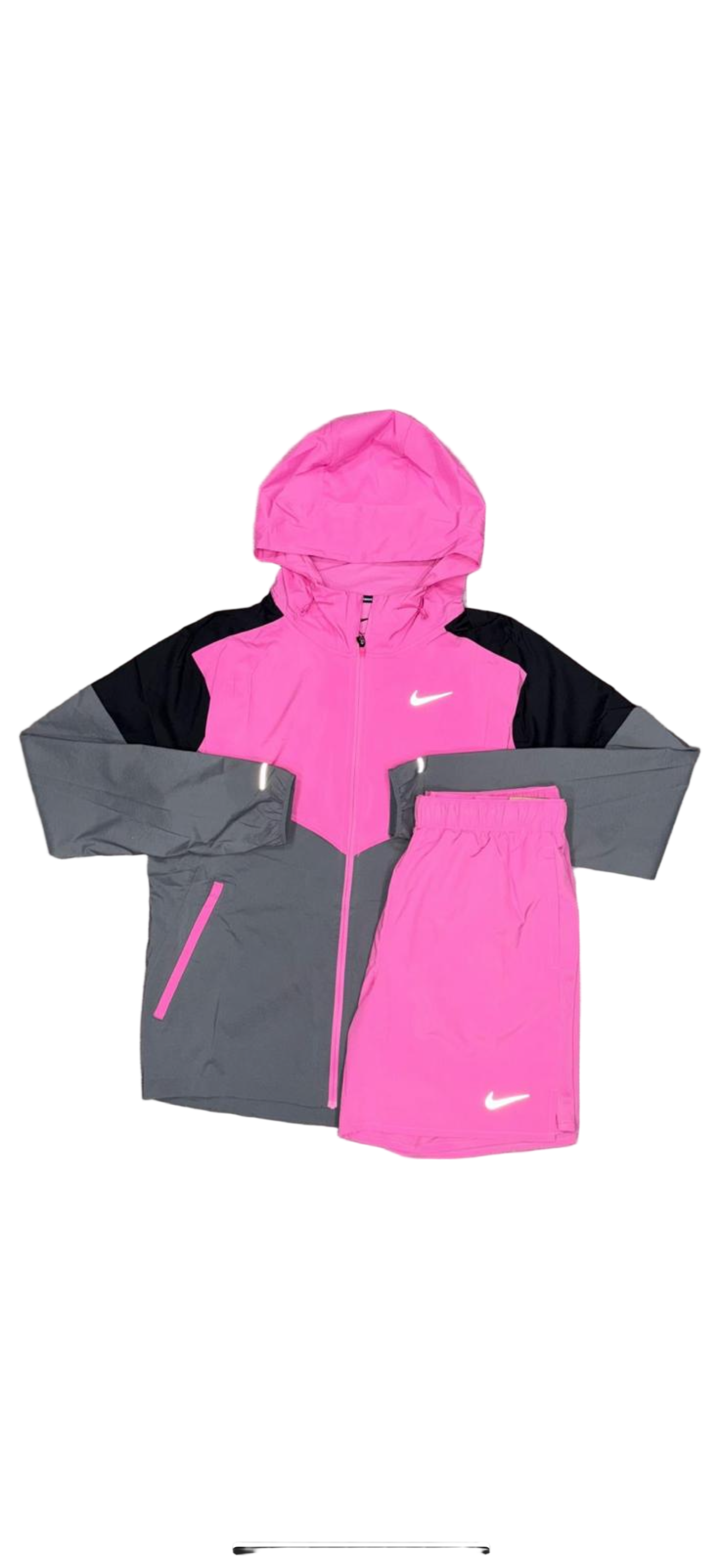 NIKE HYPER PINK WINDRUNNER & SHORTS