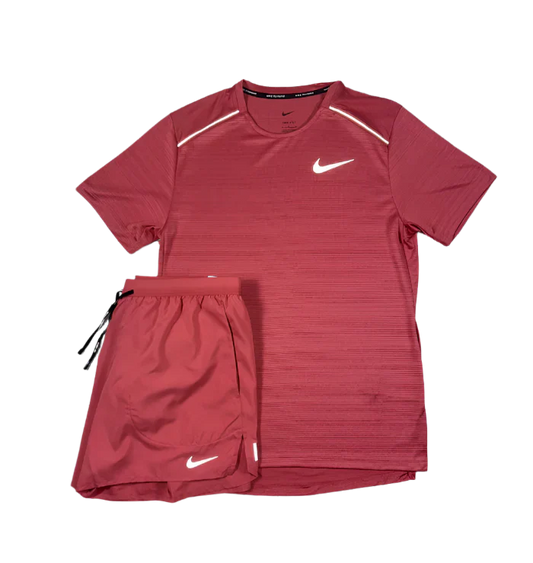 NIKE MILER SET ( ADOBE RED )