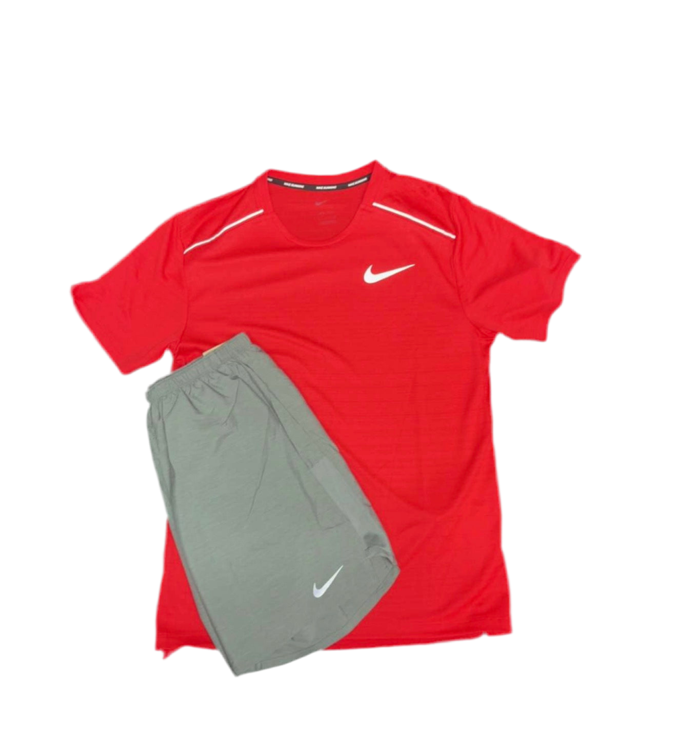 NIKE SET ( RED/SILVER)