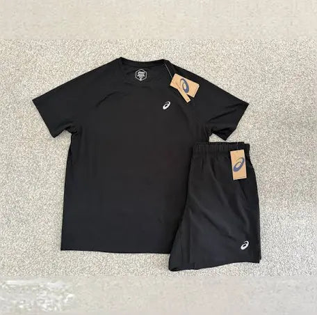 BLACK ASICS SET
